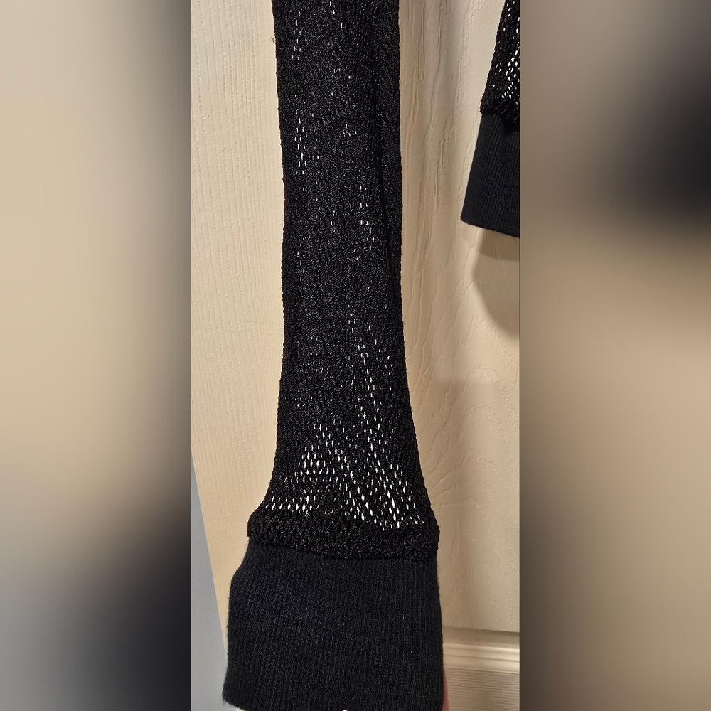 Express Black Mesh Women's Jacket, Small - Picture 4 of 4